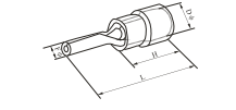 Wiring Cable Copper Aluminum Insulated Pin Terminal with Good Quality