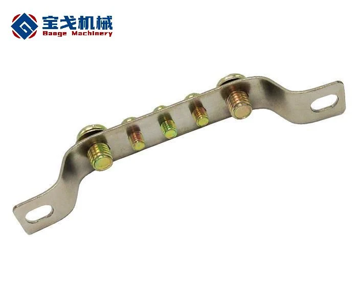 Zero Line Five-Hole Grounding Nickel Plated Copper Busbar for Distribution Cabinet