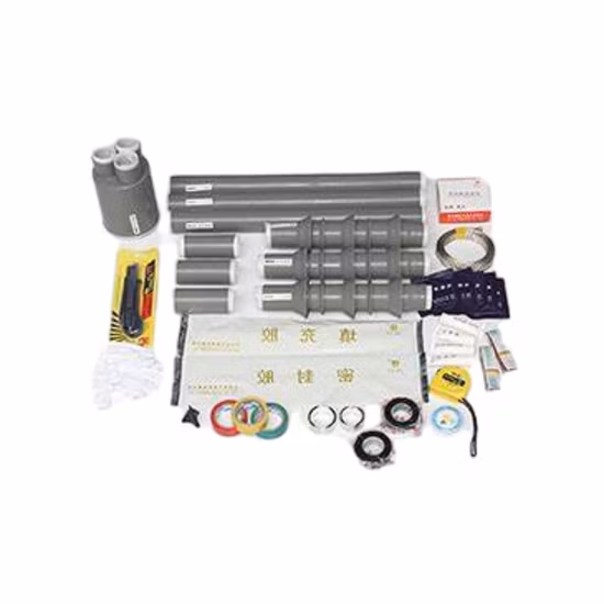 Terminal de câble rétractable à froid à trois noyaux en caoutchouc de silicone 1kv