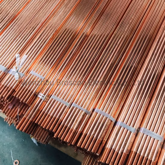 Tige de terre télescopique de vente chaude/tige de terre en acier plaqué de cuivre