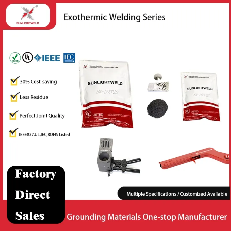 Poudre métallique de soudage exothermique thermitante de haute qualité