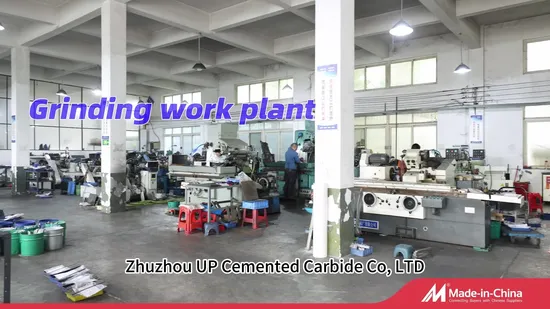 Yg15/P40 15% Co Od25*ID2.0*330mm tige de trou de haute résistance tiges de carbure de tungstène moulues